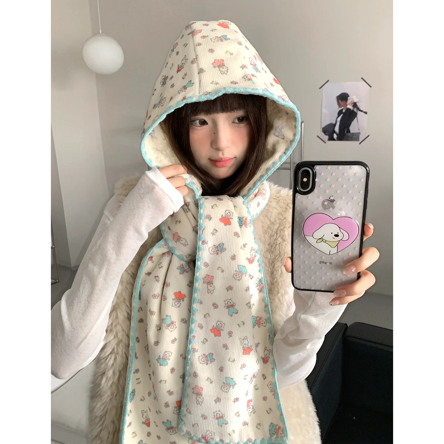 Double-Sided Cute Rabbit Hat