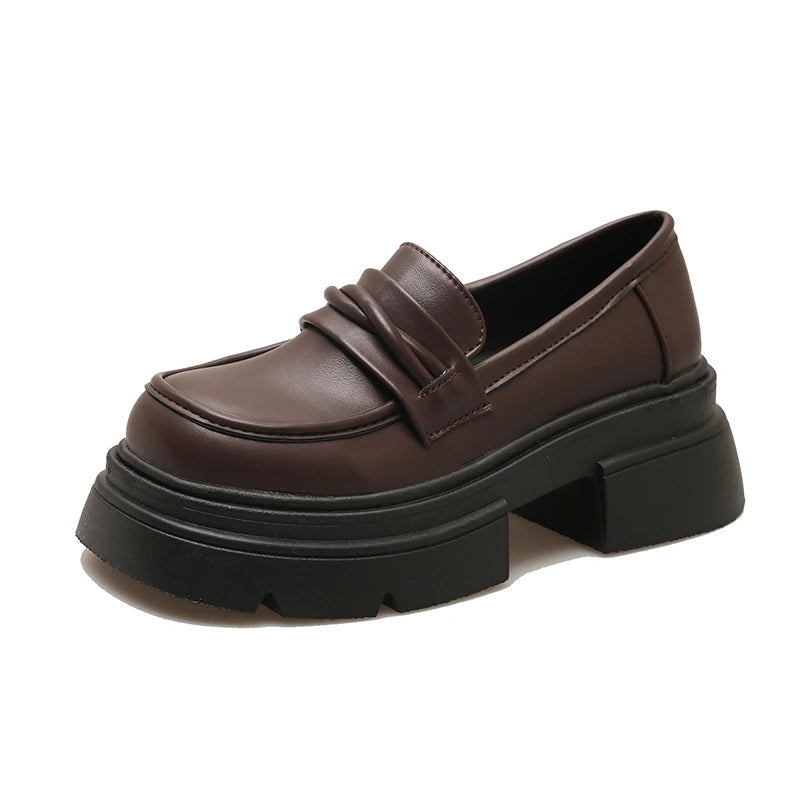 High-heel Loafers for Women, Height-increasing Women's Shoes