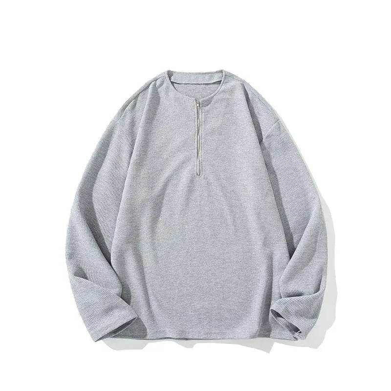 Round Neck Long Sleeve Sweatshirt Casual Versatile Pullover for Women Men