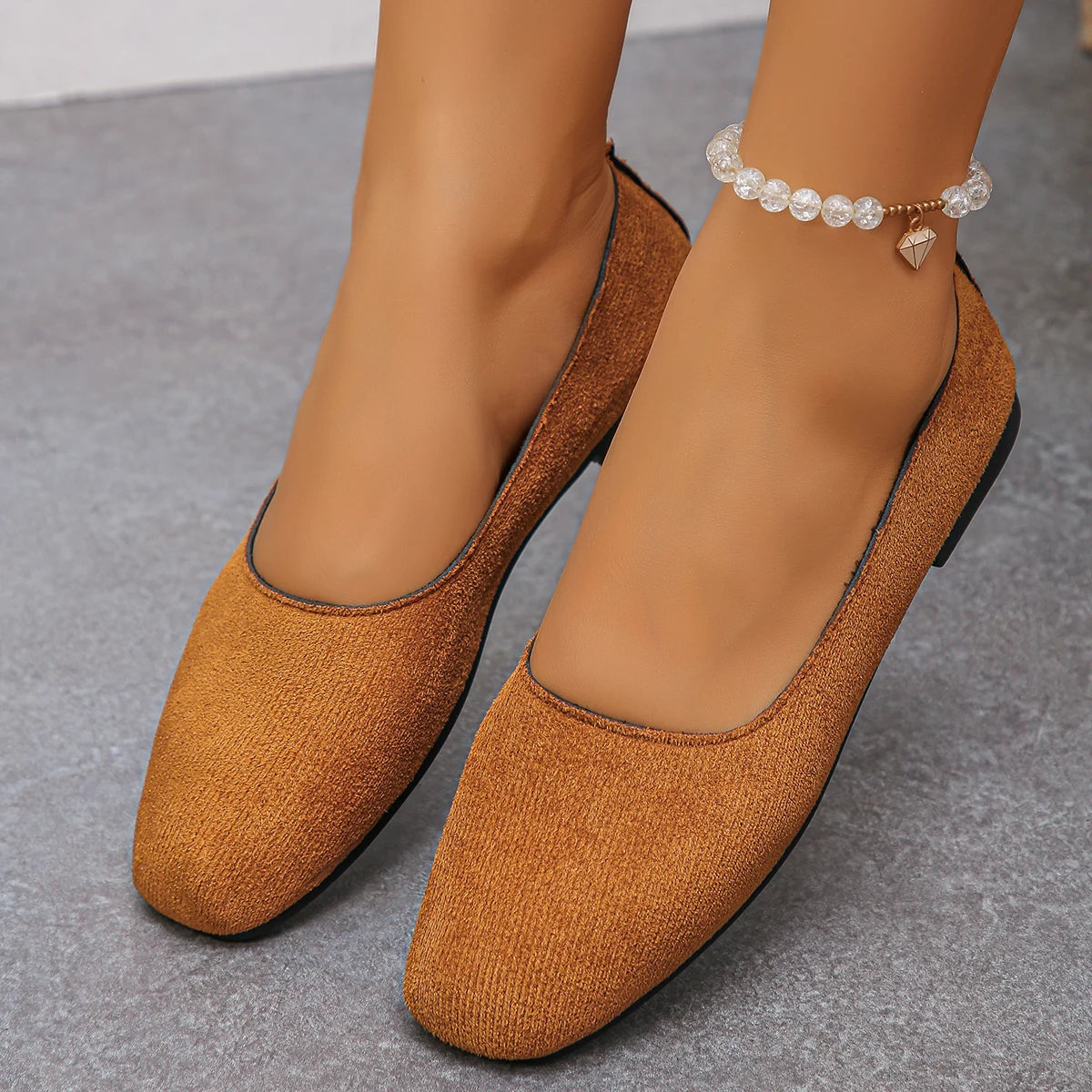 Women's Flat Casual Round-Toe Moccasins & Ballet Flats