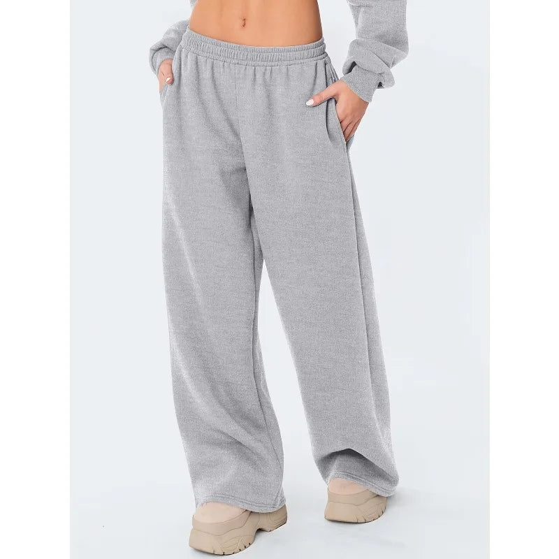 wide leg casual loose fit pants