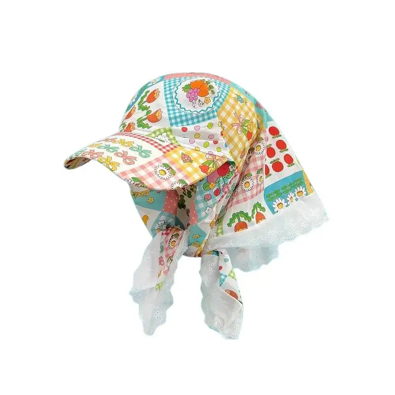 Women's Hats Spring Seaside Vacations  Outdoor Headscarves With Straps