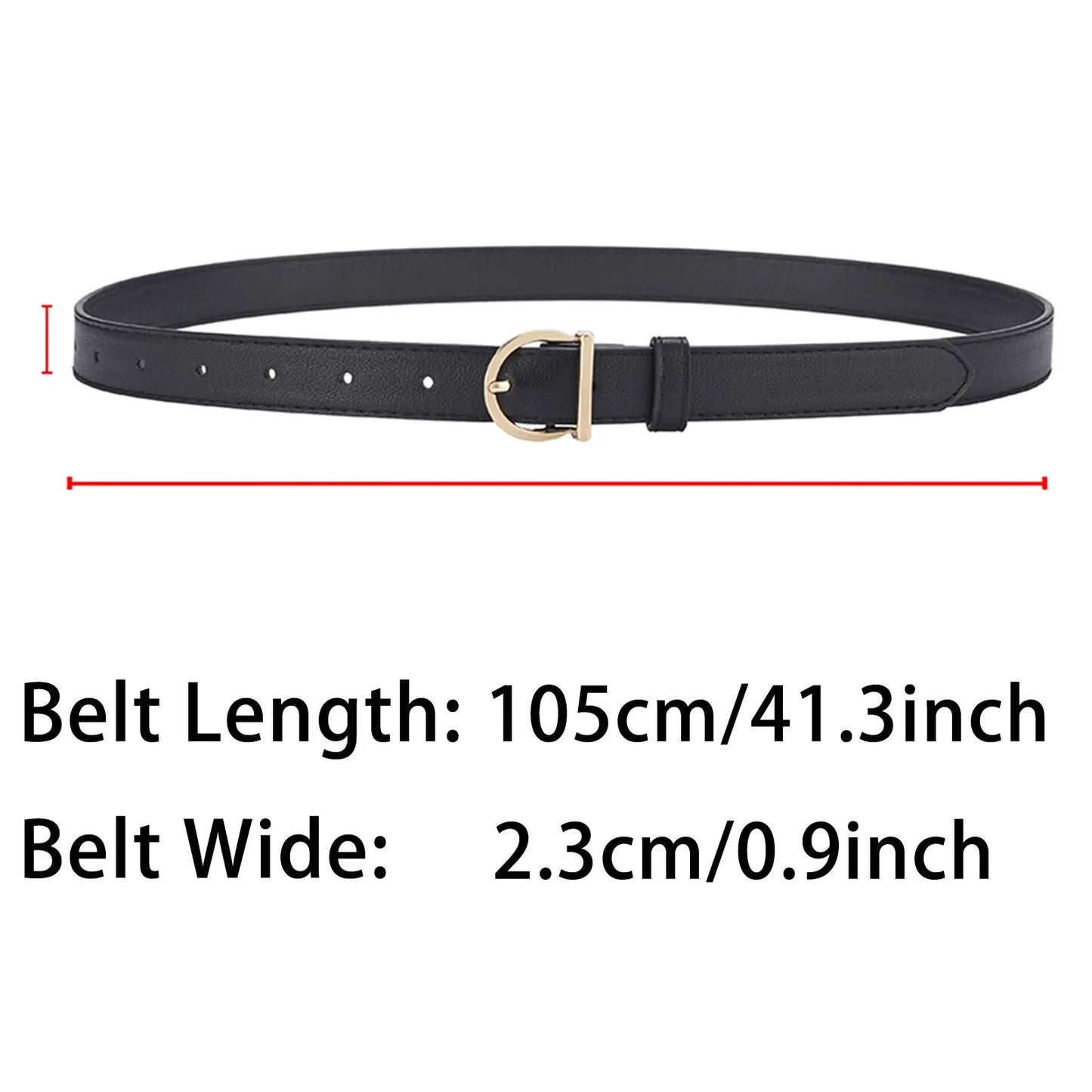 Women's Belt Fashion High-quality Pin Buckle Belt