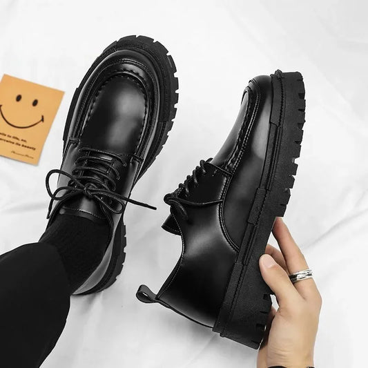 Men's Leather Shoes Dress Formal Business Male Casual Shoe
