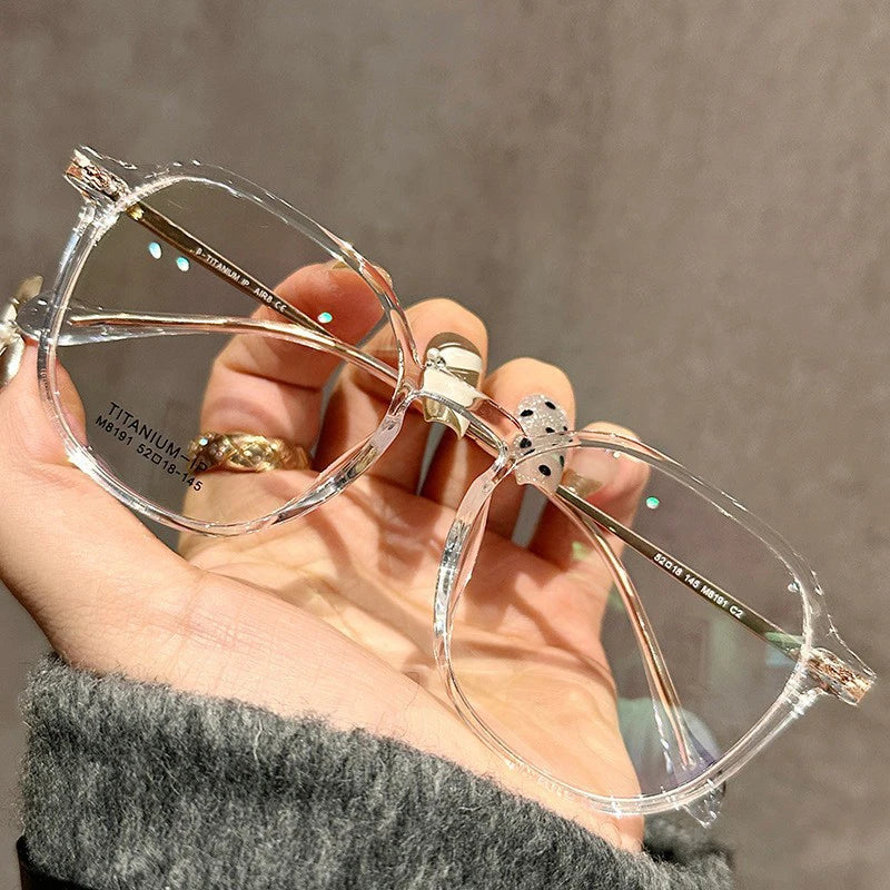 Women's Fashionable Reading Glasses Super Light and Versatile Anti-blue Light Glasses
