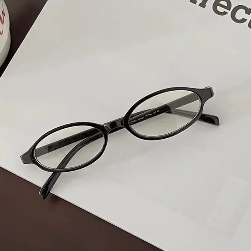 Women Oval Glasses  Blue Light Blocking Eyeglasses