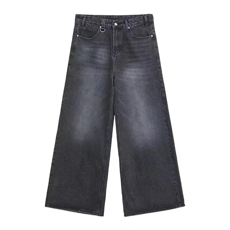 Men's Baggy Straight Leg Wide Leg Jeans