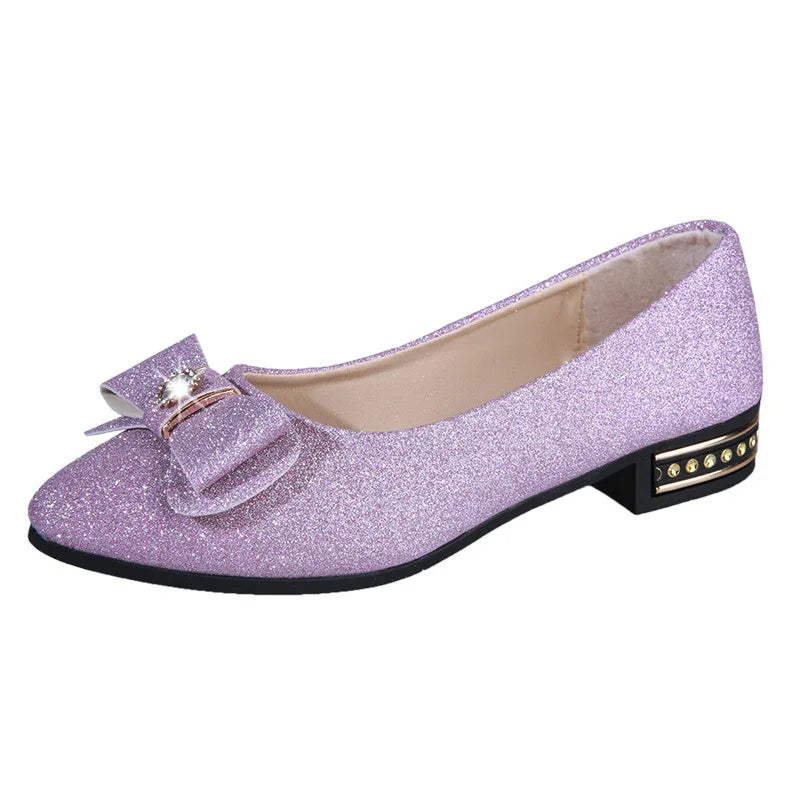 Women Flats Bowknot Single Shoes  Flat Soft Casual Shoes