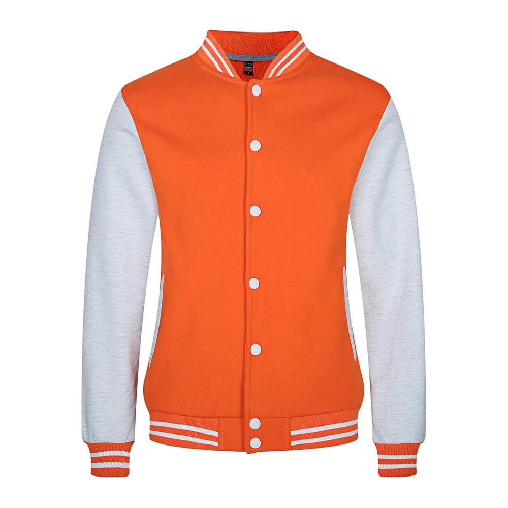 Slim Fit College Varsity Coat Women's Jacket