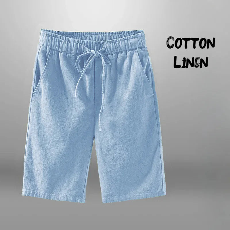 Shorts for Men Cotton Linen