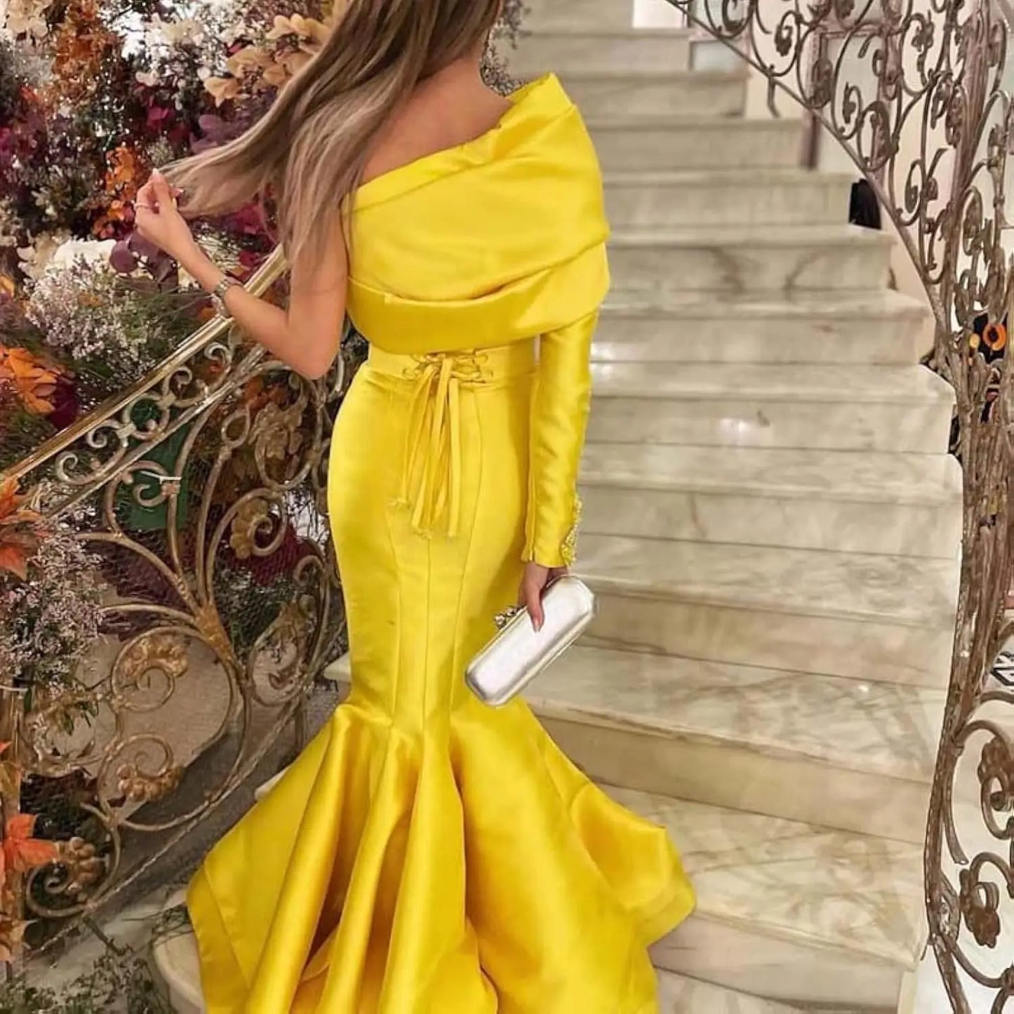 Satin Robe Long Soft Dresses Party