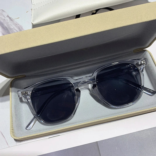 Vintage Square Sunglasses Women Men Luxury Sun Glasses