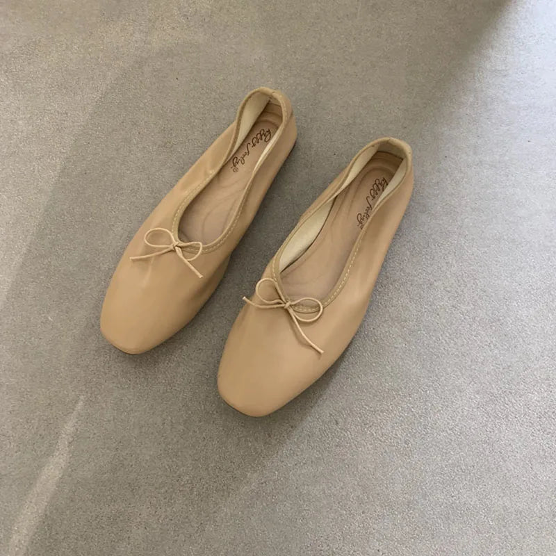 Women Ballet Flats Dance Shoes Casual Female Soft Footwear