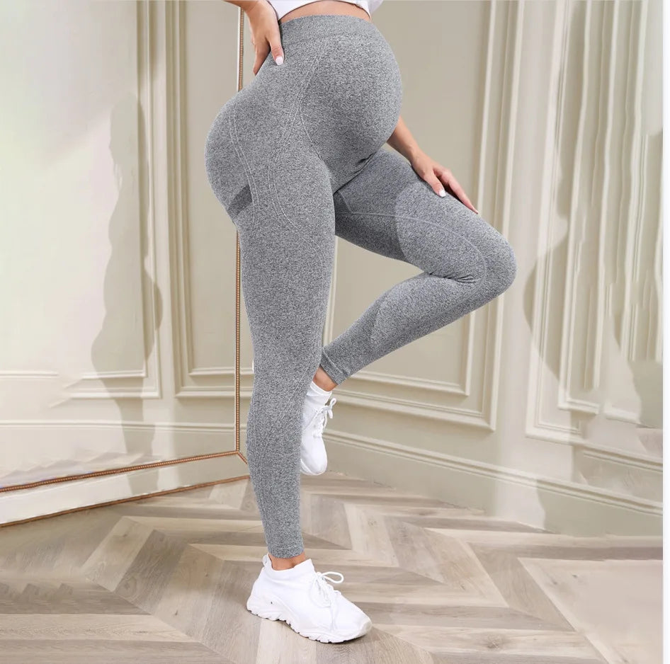 Women's Maternity Leggings Over The Belly Full Length Pregnancy Yoga Pants