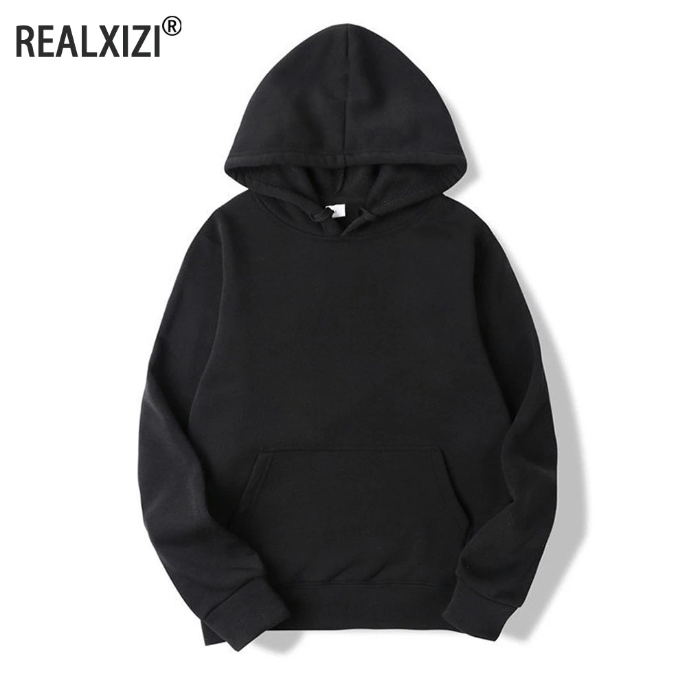 Men's Hoodies Black Sweatshirt