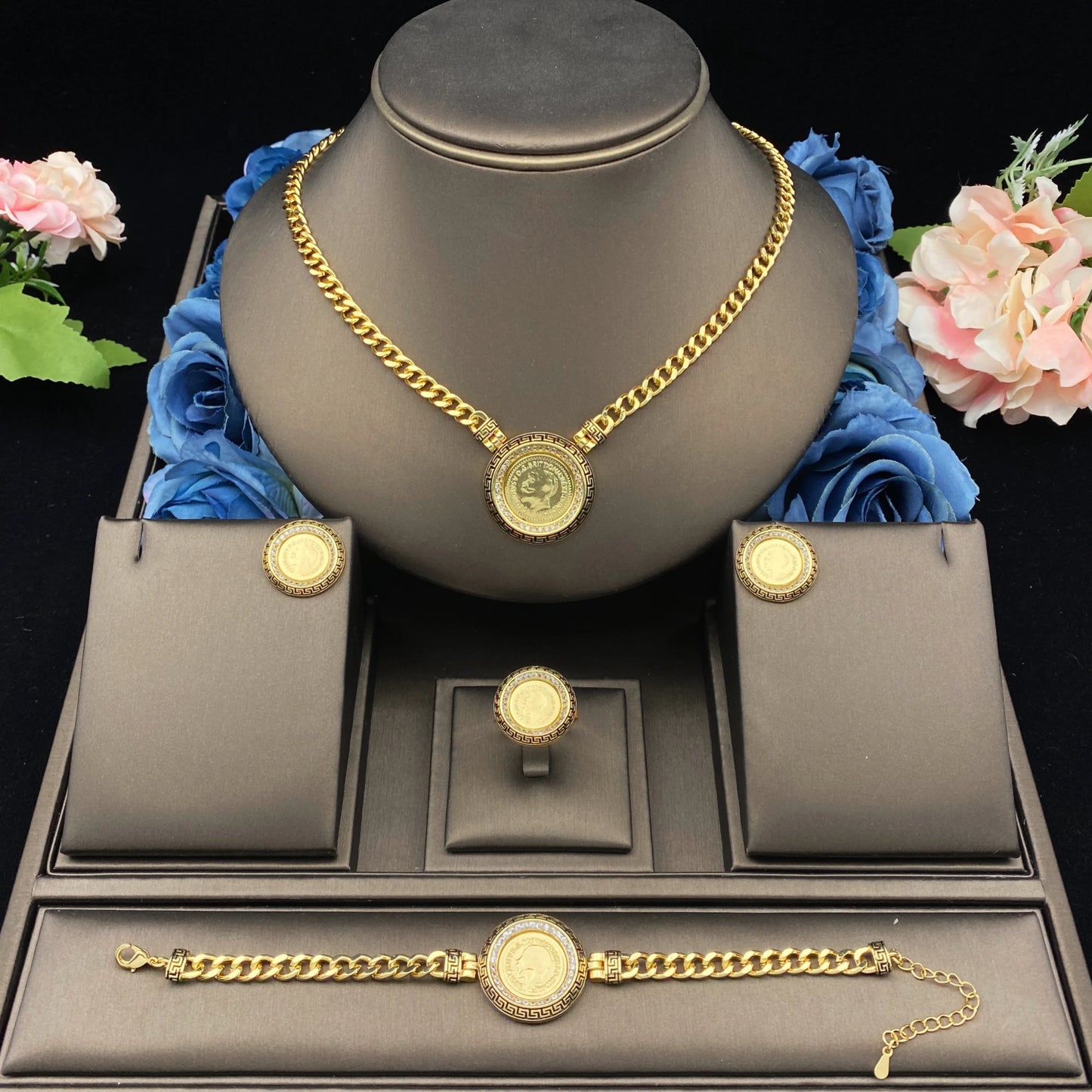 Zirconia Colored Zirconia Necklace Bracelet Ring Earrings