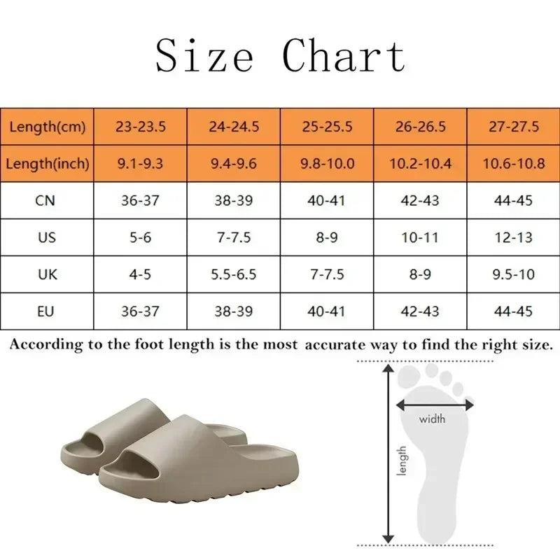 Men's Slippers EVA Soft Thick Soled Summer Fashion Slippers