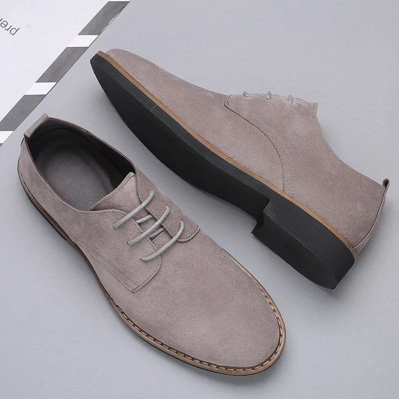 Men's Dress Shoes Leather Suede Casual Men shoes