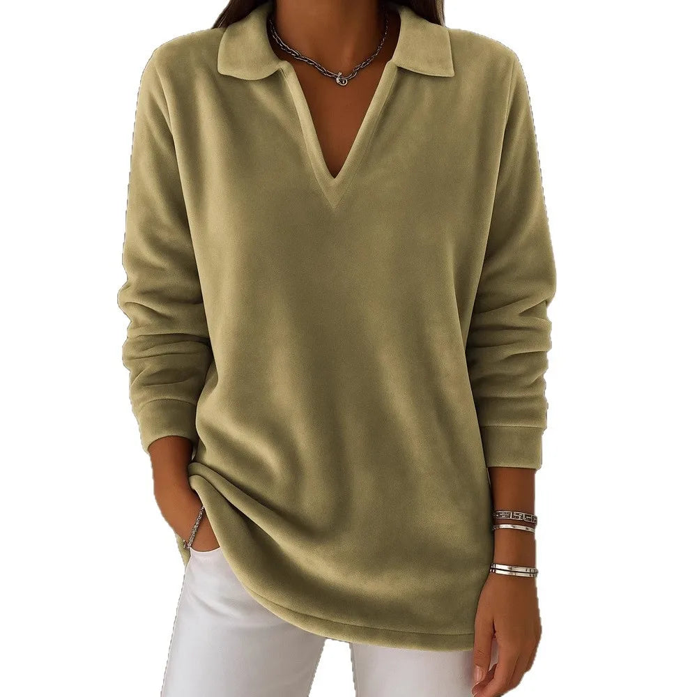 Women's Cold Shirts Long Sleeve Sweatshirt