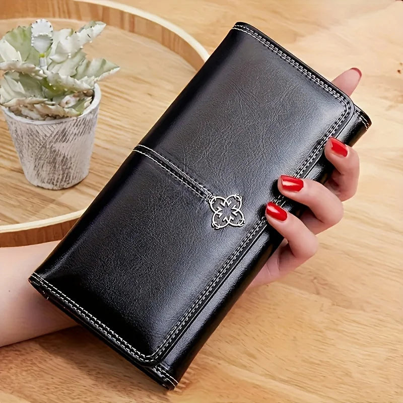 Vintage Women's Wallet - Ultra-thin Bifold Design