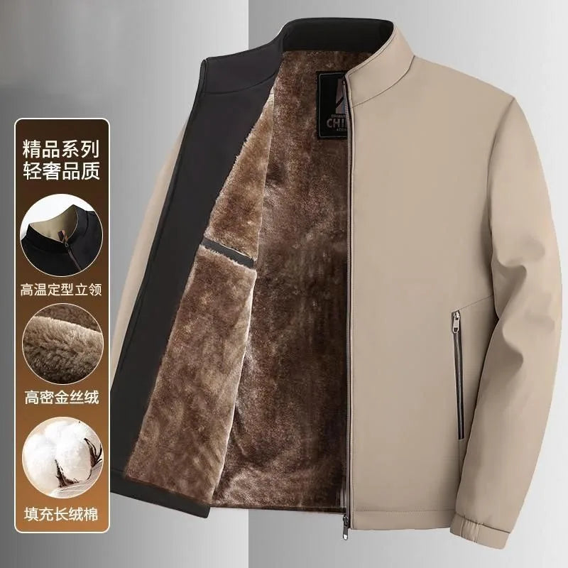 Autumn and Winter Coats for Men Casual Cotton Coats