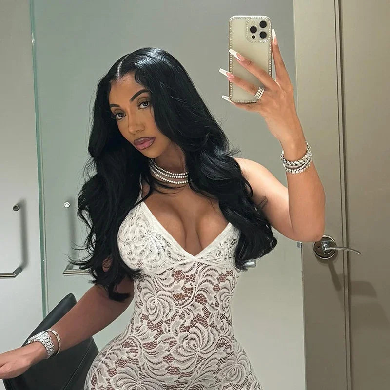 Women Sexy Cross Backless Jumpsuit  See Thorough v-Neck Sleeveless Summer Coquette