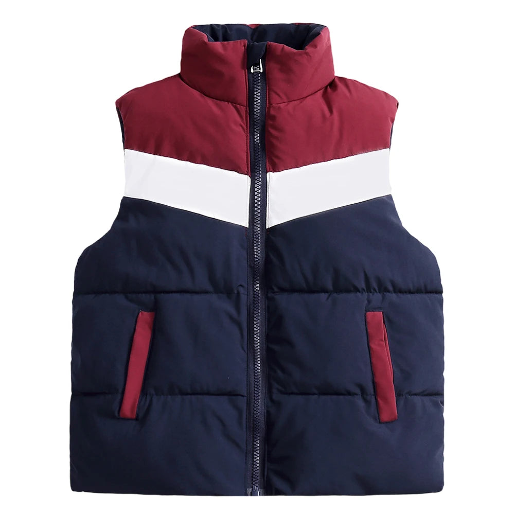 Girls Winter Puffer Vest,Lightweight Boys Quilted Ves