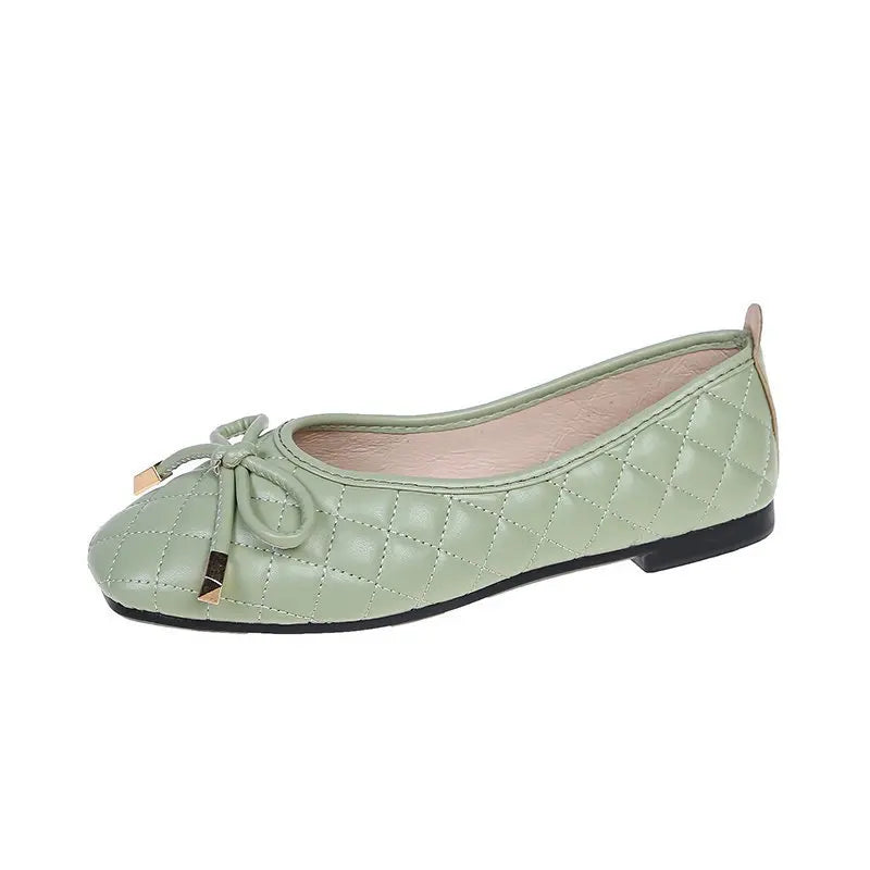 Casual Flats Shoes Women Fashion Pointed Toe  Single Shallow Mouth Loafers