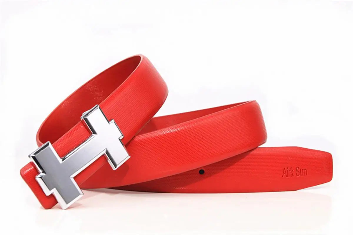 Luxury Designer Brand Belts Men Youth High Quality Leather