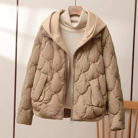 Fashion Coats  Loose Cropped  Women Jacket
