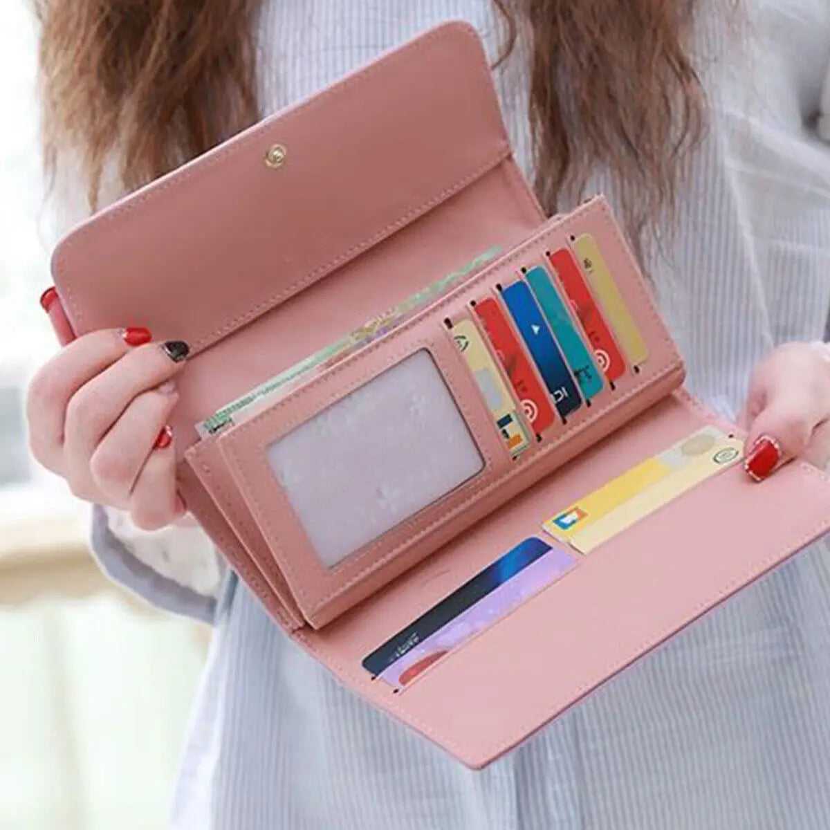 Wallets For Women Cute Pink Pocket
