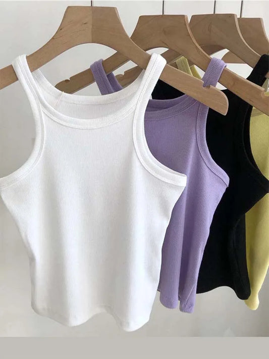 Women Tank Tops Sexy Cropped Top