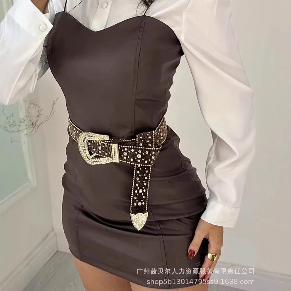 Women 2 Piece Sets Dress  Full Sleeve Shirt