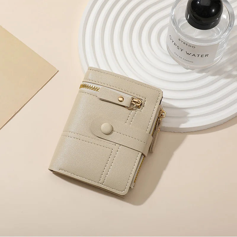 New Wallet Women's Short Small 2 Fold Multi-card Women's Wallet