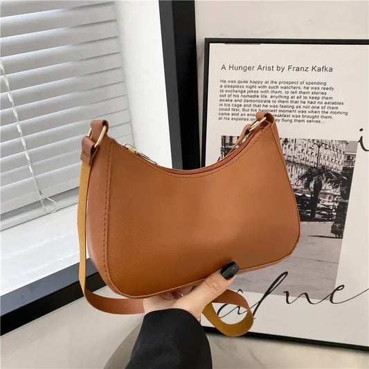 Large Capacity Luxury Handbags Purse Solid Color Shoulder Bags Female Casual crossbody bag