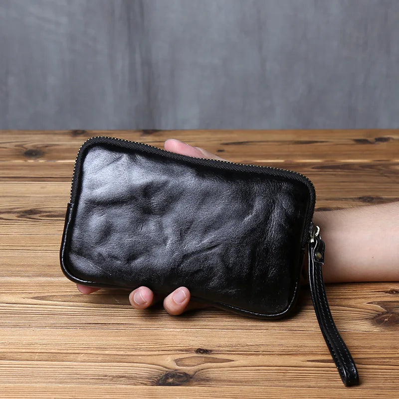 Vintage Genuine Leather Wallet for Men and Women