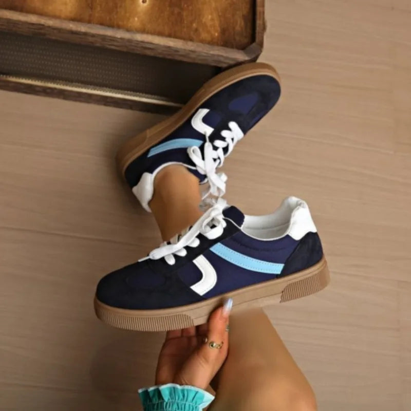 Women's Flat Bottom Sports Shoes Casual Leisure Student Flats Rubber Sole