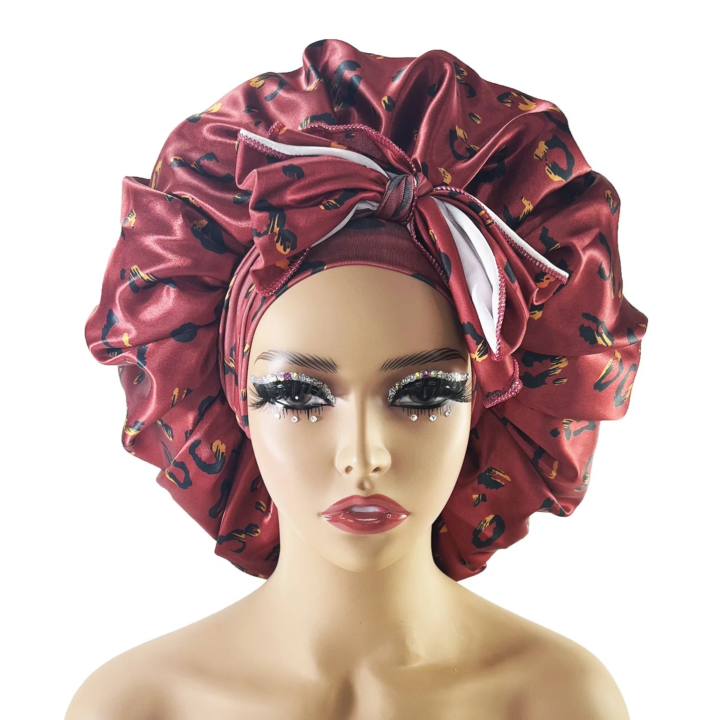 Ladies Knot Sp Cap Scarf Tied round Hat