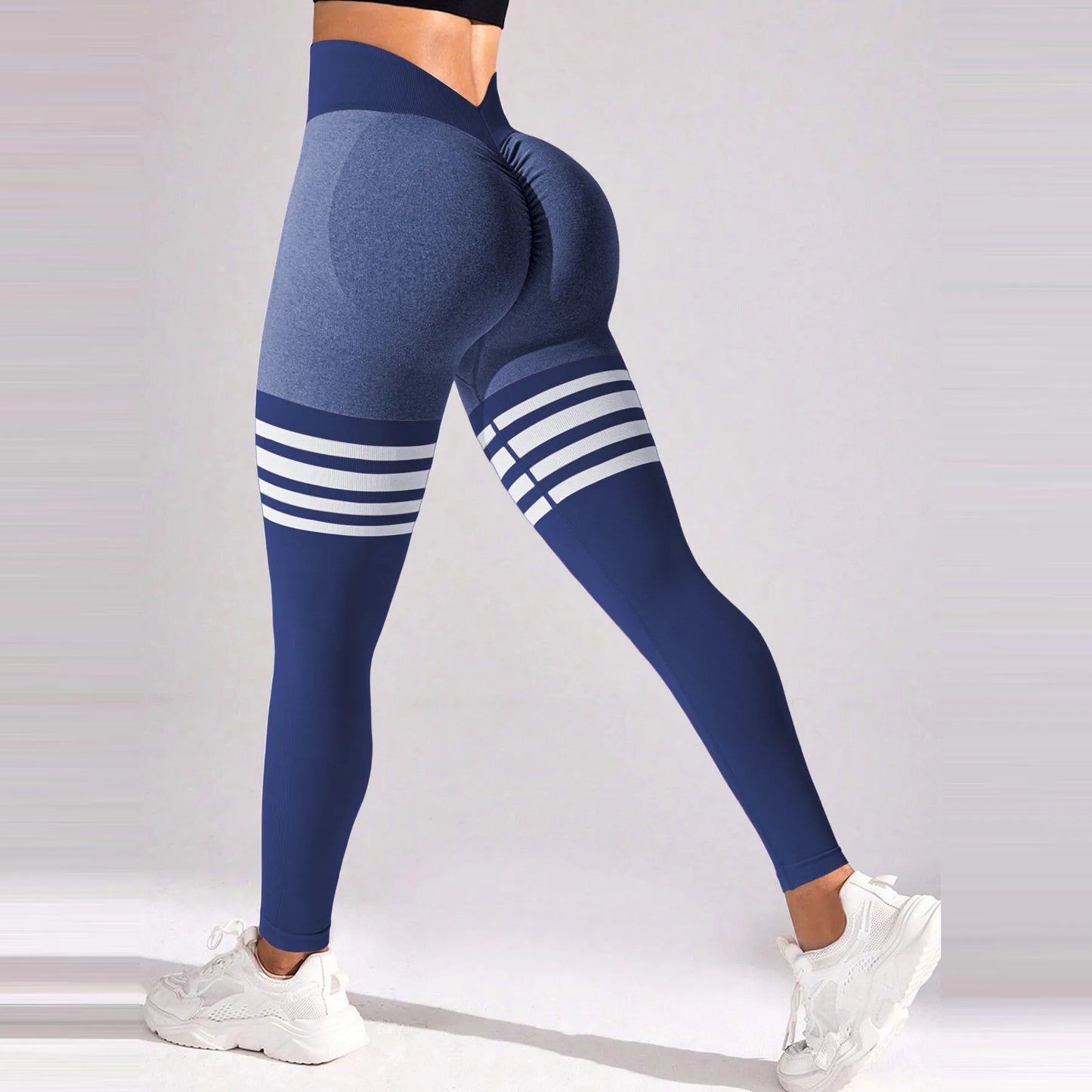 Women V Back  Fitness Athletic Workout Elastic Legging