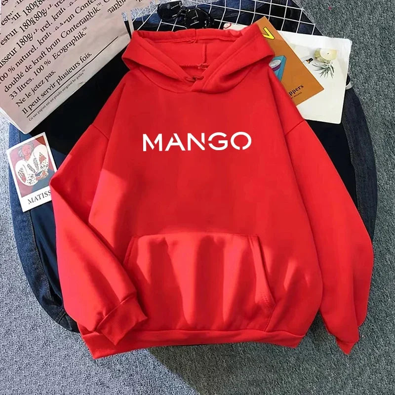 Woman Hooded Sweatshirt Urban Casual Fashion Long Sleeve Pullover