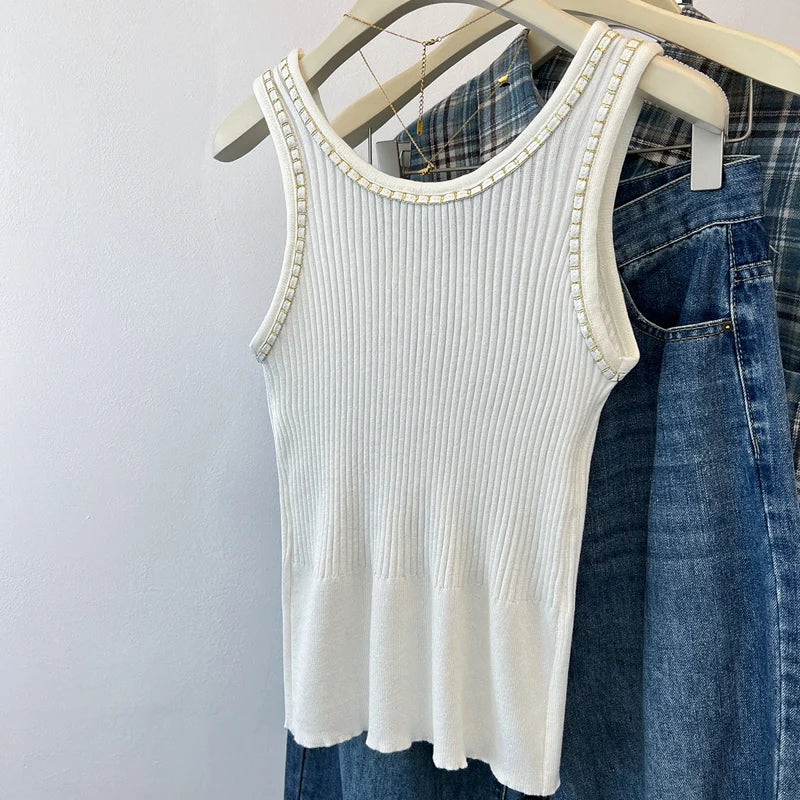 Tank Top Women New Summer O-Neck