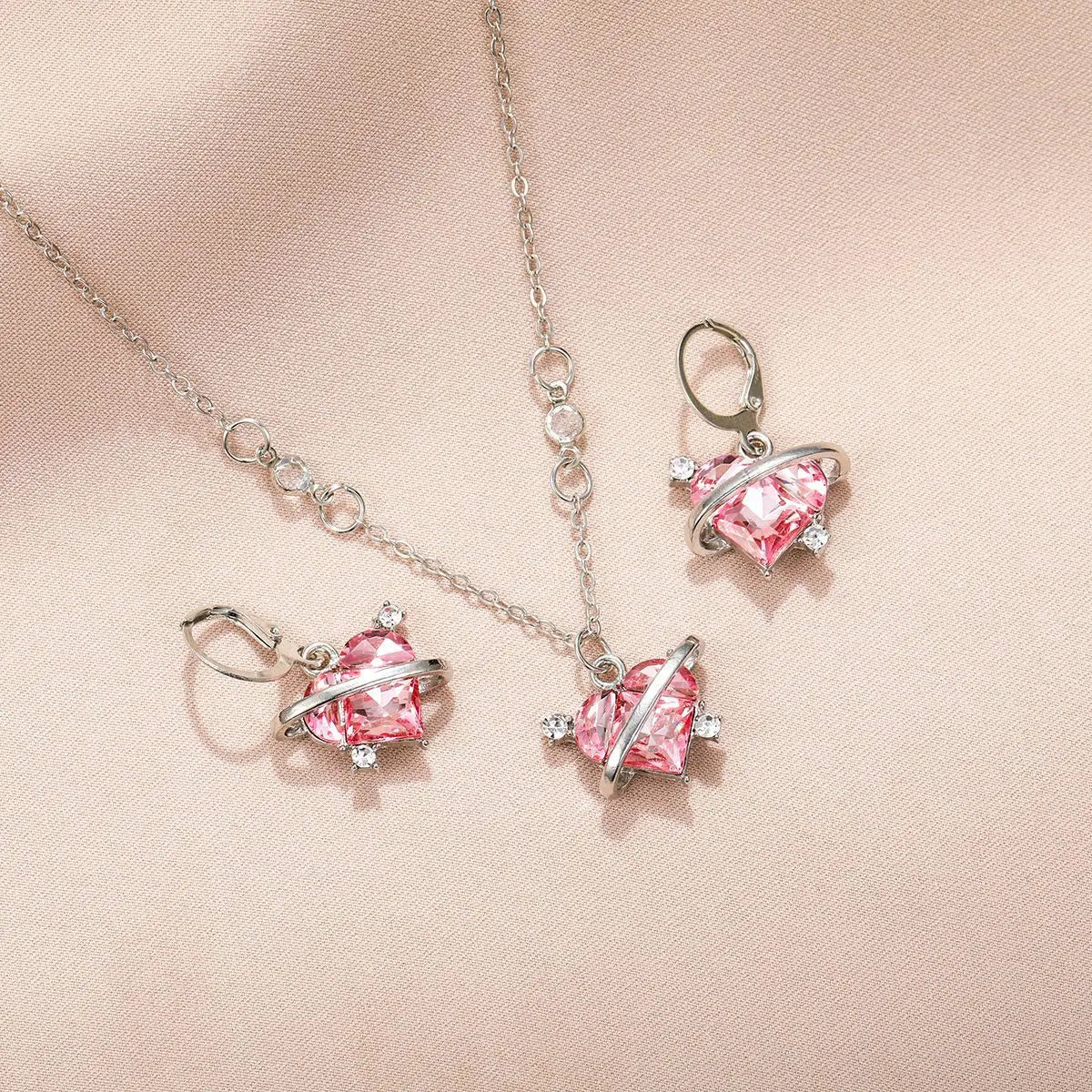 Fashion Earrings Necklaces Set for Women