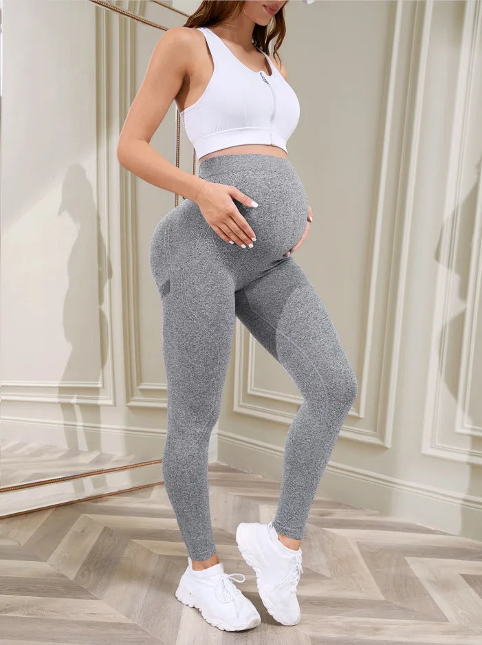 Women's Maternity Leggings Over The Belly Full Length Pregnancy Yoga Pants