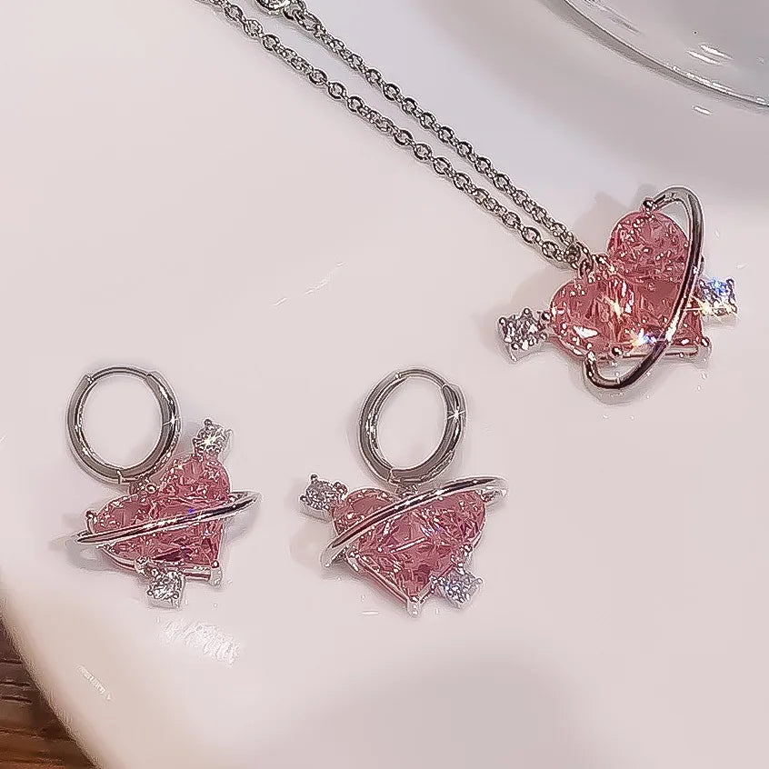 Fashion Earrings Necklaces Set for Women
