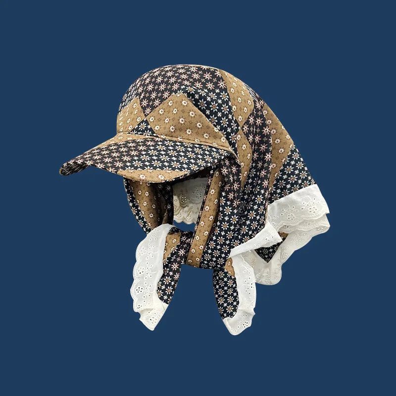 Korean Style Headscarf Hat for Women /Men Triangular Scarf