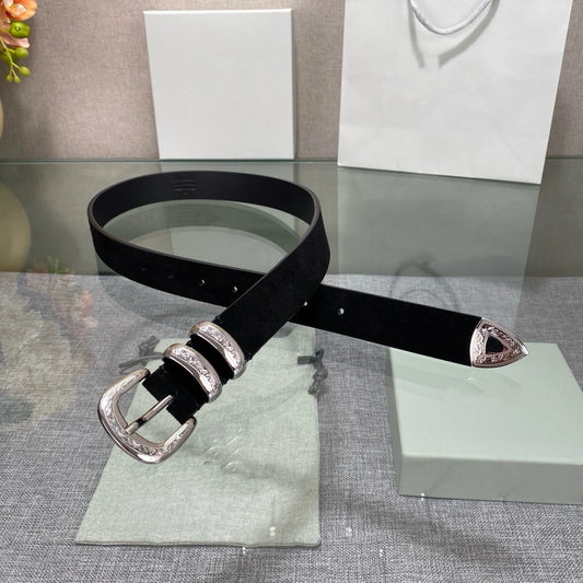 New Luxury Brand Belts for Men Smooth Metal Buckle Male Strap Genuine  belt