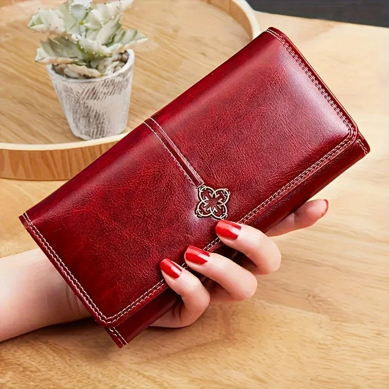 Vintage Women's Wallet - Ultra-thin Bifold Design