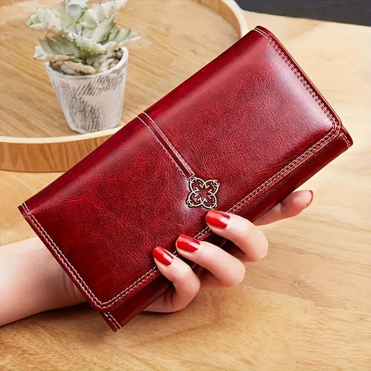 Vintage Women's Wallet - Ultra-thin Bifold Design