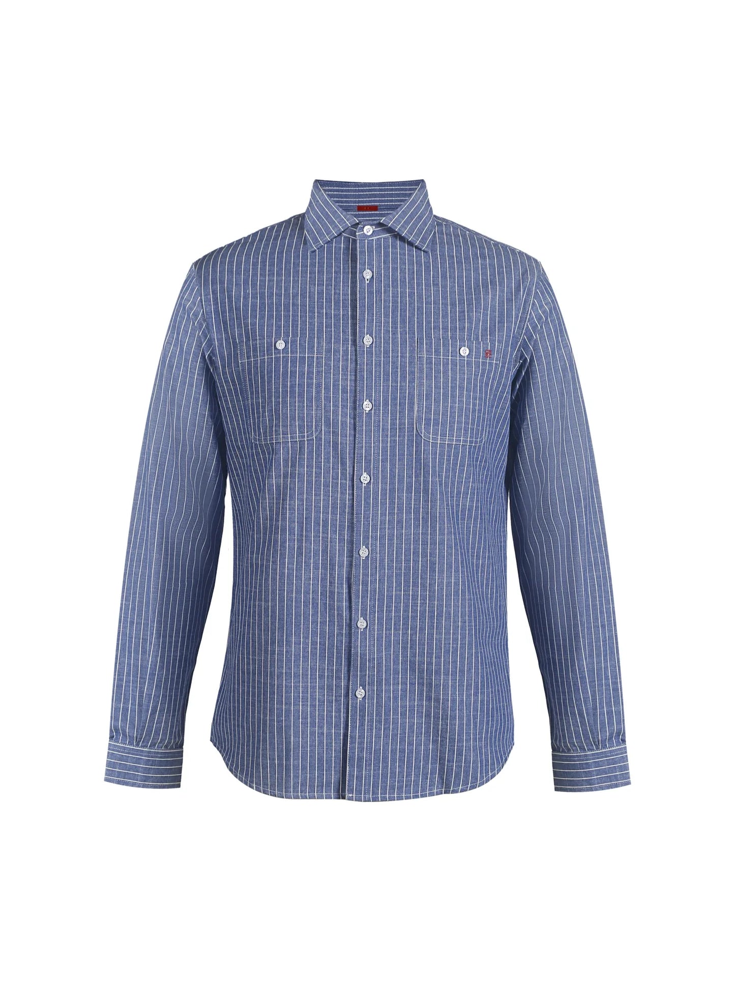 Men Shirts Leisure Embroidered