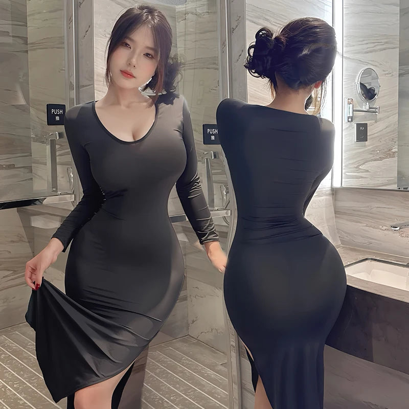 Underwear Pure Desire Temptation Slit Dress